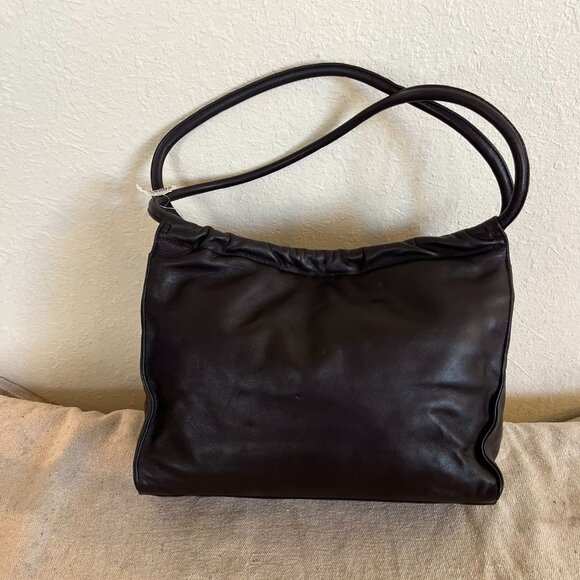 Wilson's Dark Brown Leather boho bohemian Festival Shoulder Bag - Picture 4 of 11